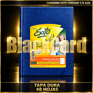 CUADERNO EXITO E1 FORRADO UNIV T/D 48H AZUL