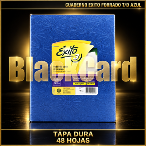 CUADERNO EXITO E3 FORRADO UNIV T/D 48H AZUL