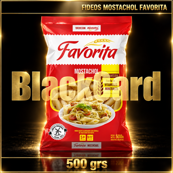 FIDEOS MOSTACHOL x 500 GRS FAVORITA