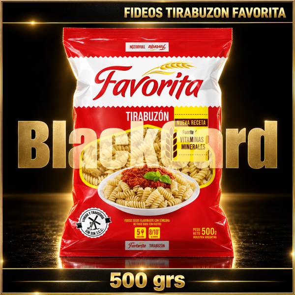 FIDEOS TIRABUZON x 500 GRS FAVORITA