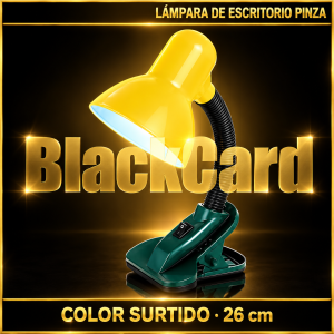 LAMPARA DE ESCRITORIO PINZA COLOR SURTIDO 26CM