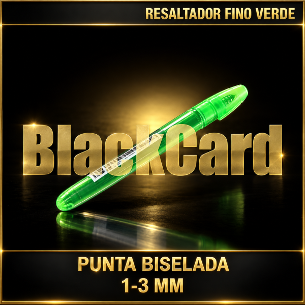 RESALTADOR FINO INTRO 300 VERDE