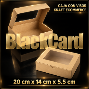 CAJA CON VISOR KRAFT ECOMMERCE (20 x 5,5 x 14 cm)