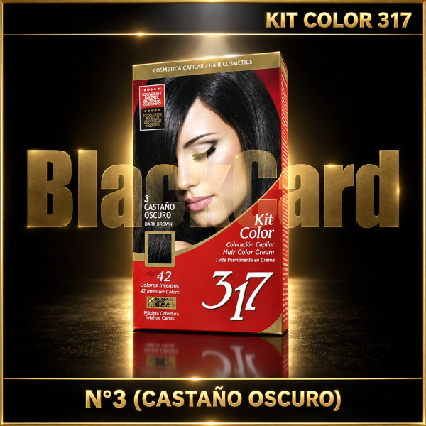 KIT COLOR 317 N°3 (CASTAÑO OSCURO)