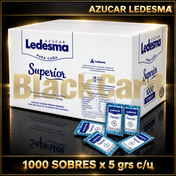 AZUCAR LEDESMA 5gr P/1000 UNIDADES