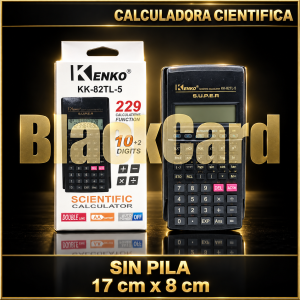 CALCULADORA CIENTIFICA 17X8CM SIN PILA (65)