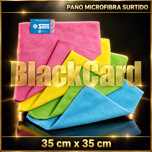 PAÑO MICROFIBRA SURTIDO 35X35 SINA