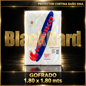 PROTECTOR CORTINA BAÑO GOFRADO SINA