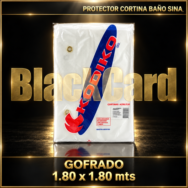 PROTECTOR CORTINA BAÑO GOFRADO SINA