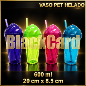 VASO PET HELADO 600ML