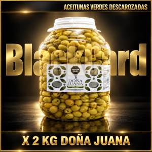 ACEITUNAS VERDES DESCAROZADAS X 2 KG DOÑA JUANA
