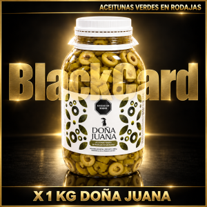 ACEITUNAS VERDES EN RODAJAS X 1 KG DOÑA JUANA