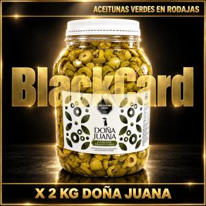ACEITUNAS VERDES EN RODAJAS X 2 KG DOÑA JUANA