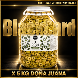 ACEITUNAS VERDES EN RODAJAS X 5 KG DOÑA JUANA