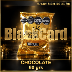 ALFAJOR SABOR CHOCOLATE x 60 GRS SECRETOS DEL SOL