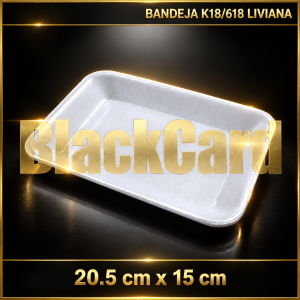 BANDEJA EXPANDIDO K18/618 (20,5 x 15 cm) LIVIANA