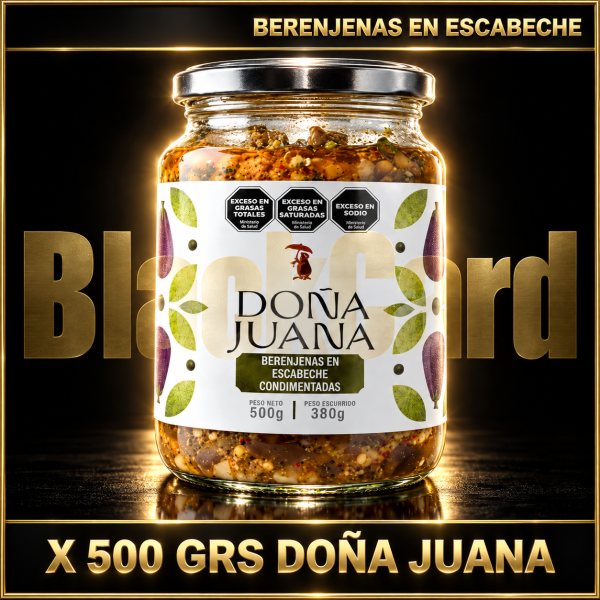 BERENJENAS EN ESCABECHE X 500 GRS DOÑA JUANA