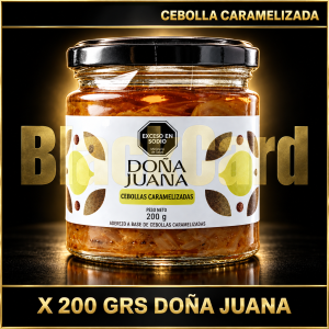 CEBOLLA CARAMELIZADA X 200 GRS DOÑA JUANA