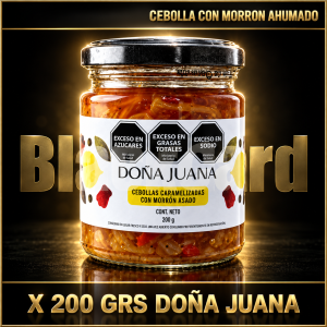 CEBOLLA CON MORRON AHUMADO X 200 GRS DOÑA JUANA