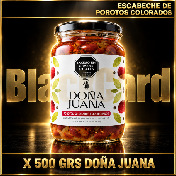 ESCABECHE DE POROTOS COLORADOS X 500G DOÑA JUANA