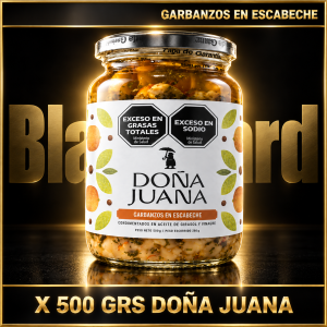 GARBANZOS EN ESCABECHE X 500 GRS DOÑA JUANA