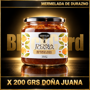 MERMELADA DE DURAZNO X 200 GRS DOÑA JUANA