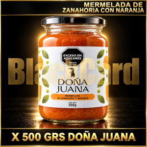 MERMELADA DE ZANAHORIA CON NARANJA X 500 GRS DOÑA JUANA