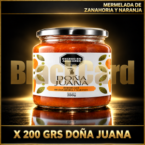 MERMELADA DE ZANAHORIA Y NARANJA X 200 GRS DOÑA JUANA