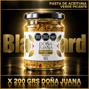 PASTA DE ACEITUNA VERDE PICANTE X 200 GRS DOÑA JUANA