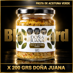 PASTA DE ACEITUNA VERDE X 200 GRS DOÑA JUANA