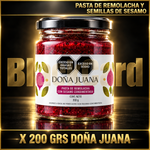 PASTA DE REMOLACHA Y SEMILLAS DE SESAMO X 200G DOÑA JUANA