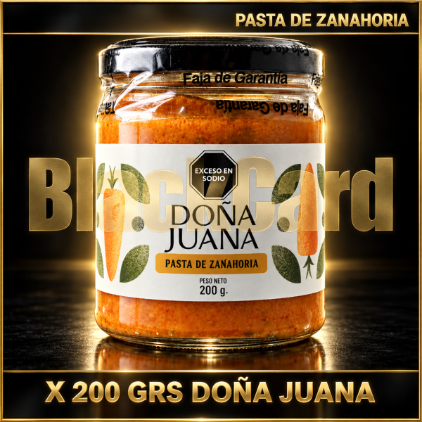 PASTA DE ZANAHORIA X 200 GRS DOÑA JUANA