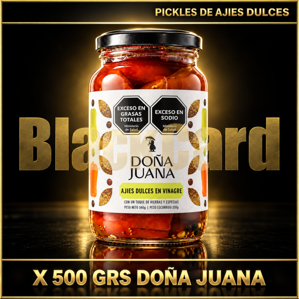 PICKLES DE AJIES DULCES X 500 GRS DOÑA JUANA