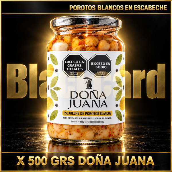 POROTOS BLANCOS EN ESCABECHE X 500 GRS DOÑA JUANA