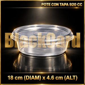 POTE CON TAPA 920 CC