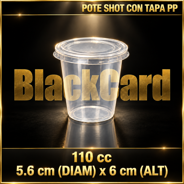 POTE SHOT CON TAPA 110 CC - PP