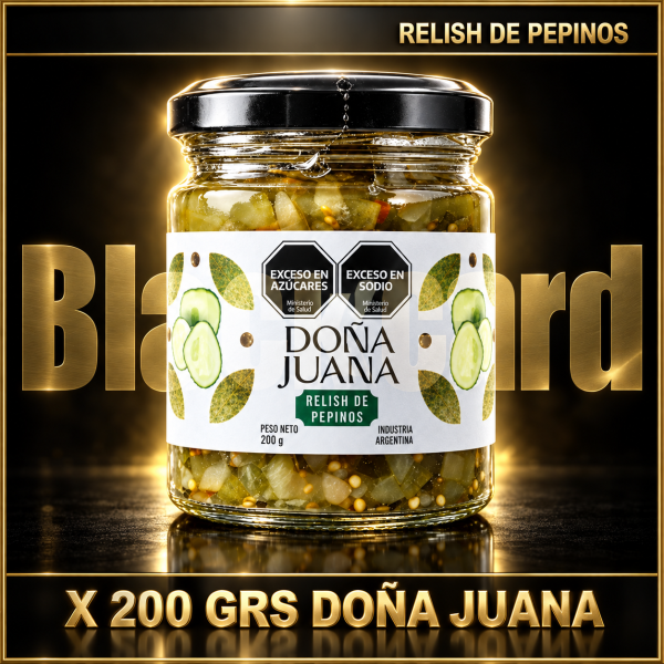 RELISH DE PEPINOS X 200 GRS DOÑA JUANA