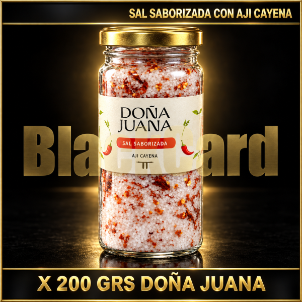 SAL SABORIZADA CON AJI CAYENA X 200 GRS DOÑA JUANA