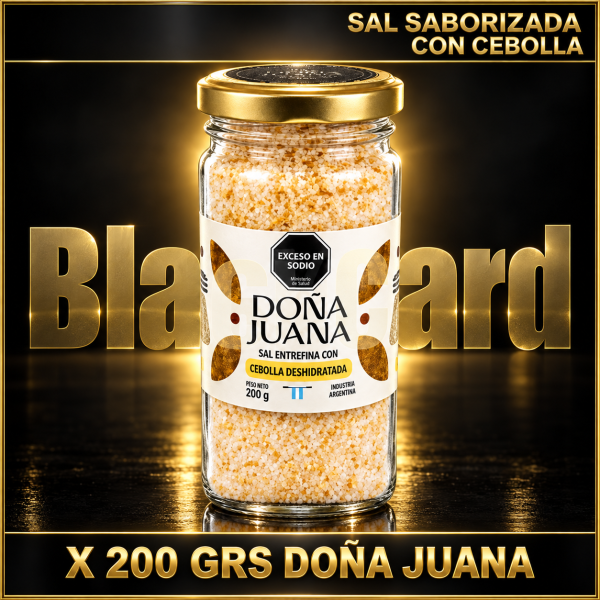 SAL SABORIZADA CON CEBOLLA X 200 GRS DOÑA JUANA