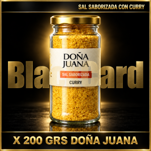 SAL SABORIZADA CON CURRY X 200 GRS DOÑA JUANA