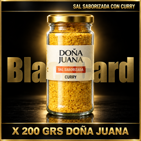 SAL SABORIZADA CON CURRY X 200 GRS DOÑA JUANA