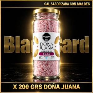 SAL SABORIZADA CON MALBEC X 200 GRS DOÑA JUANA
