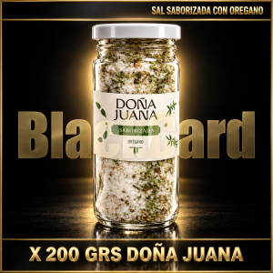SAL SABORIZADA CON OREGANO X 200 GRS DOÑA JUANA