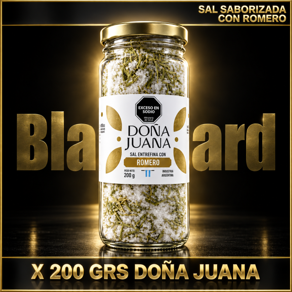 SAL SABORIZADA CON ROMERO X 200 GRS DOÑA JUANA