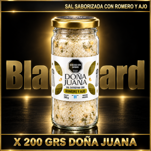 SAL SABORIZADA CON ROMERO Y AJO X 200 GRS DOÑA JUANA