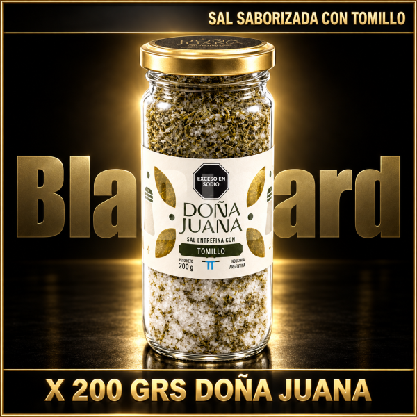 SAL SABORIZADA CON TOMILLO X 200 GRS DOÑA JUANA