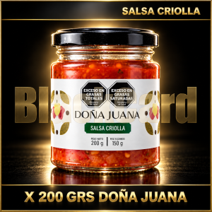 SALSA CRIOLLA X 200 GRS DOÑA JUANA