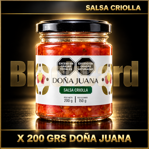 SALSA CRIOLLA X 200 GRS DOÑA JUANA