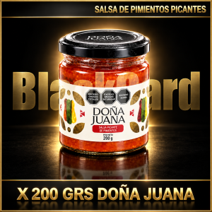 SALSA DE PIMIENTOS PICANTES X 200 GRS DOÑA JUANA
