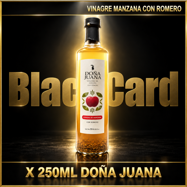 VINAGRE MANZANA CON ROMERO X 250 CC DOÑA JUANA